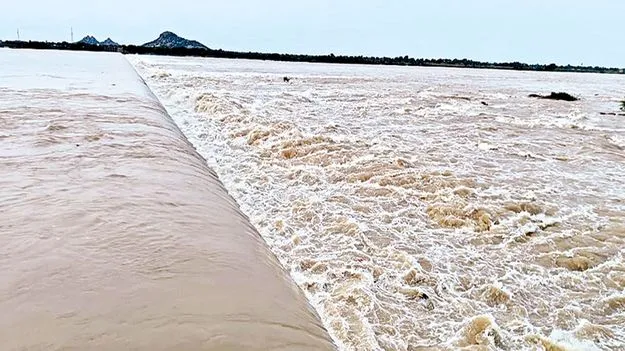 ఆర్డీఎ్‌సకు వరద పోటెత్తింది  