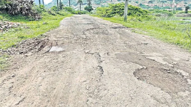 అధ్వాన రహదారితో అవస్థలు