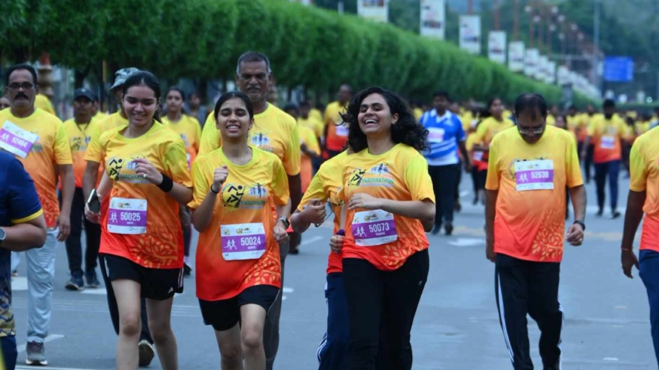 Vijayawada: రన్‌ ఫర్‌ స్వచ్ఛాంధ్ర