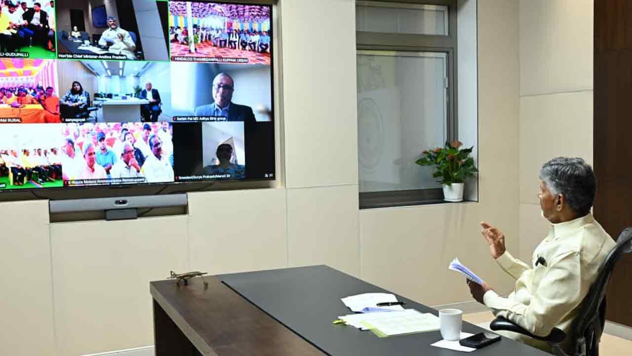 CM Chandrababu: కుప్పంలో ఏడు పరిశ్రమలకు శంకుస్థాపన చేసిన సీఎం చంద్రబాబు