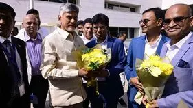 AP CM UAE Visit: చంద్రబాబు యూఏఈ పర్యటన.. దుబాయ్‌లో సీఎంకు ఘన స్వాగతం