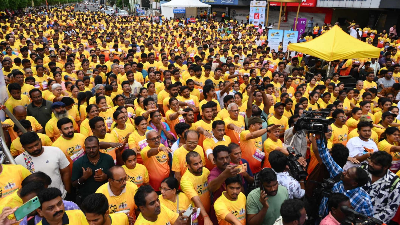 Vijayawada: రన్‌ ఫర్‌ స్వచ్ఛాంధ్ర