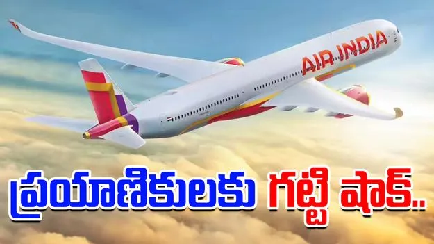 Air India: చివరి నిమిషంలో ప్రయాణికులకు ఎయిర్ ఇండియా షాక్