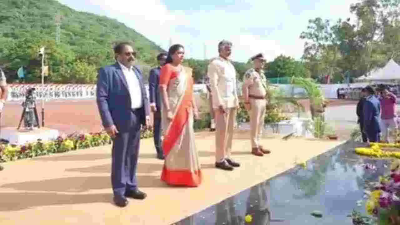 Police Commemoration Day: మహిళా సాధికారత, రక్షణకు సీఎం ప్రాధాన్యం: మంత్రి అనిత