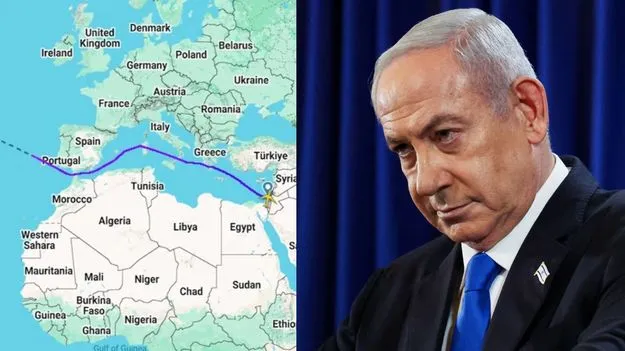 Netanyahu Flight Route: ఐరోపా గగనతలంలో ప్రయాణించని ఇజ్రాయెల్ ప్రధాని..అరెస్టు భయమే కారణమా..