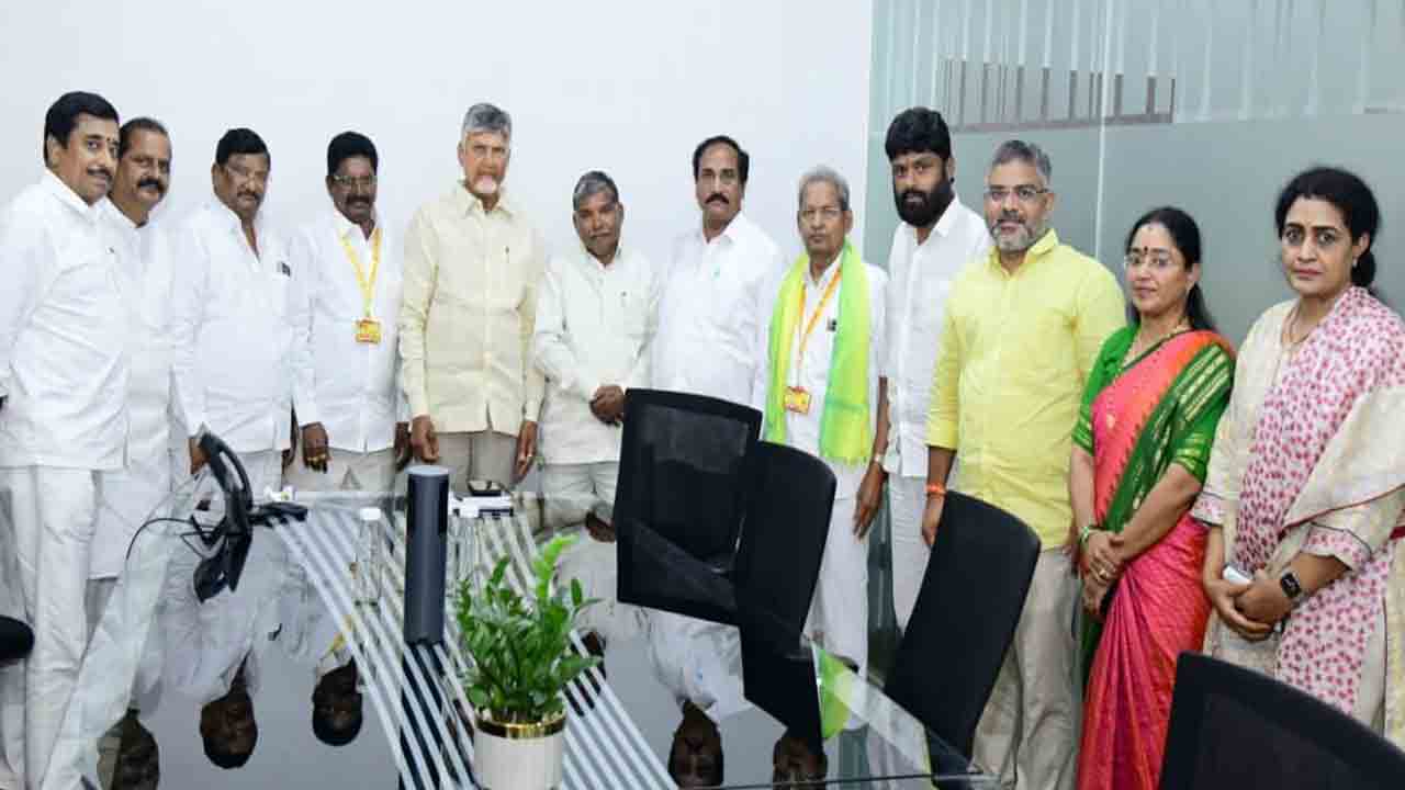 CM Chandrababu: తెలంగాణ తెలుగుదేశం నేతలతో సీఎం చంద్రబాబు భేటీ