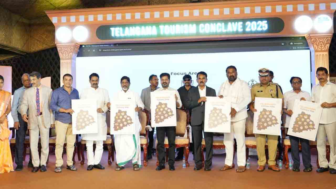 CM Revanth Reddy: హైదరాబాద్‌లో టూరిజం కాన్​‌క్లేవ్‌లో పాల్గొన్న సీఎం రేవంత్‌రెడ్డి