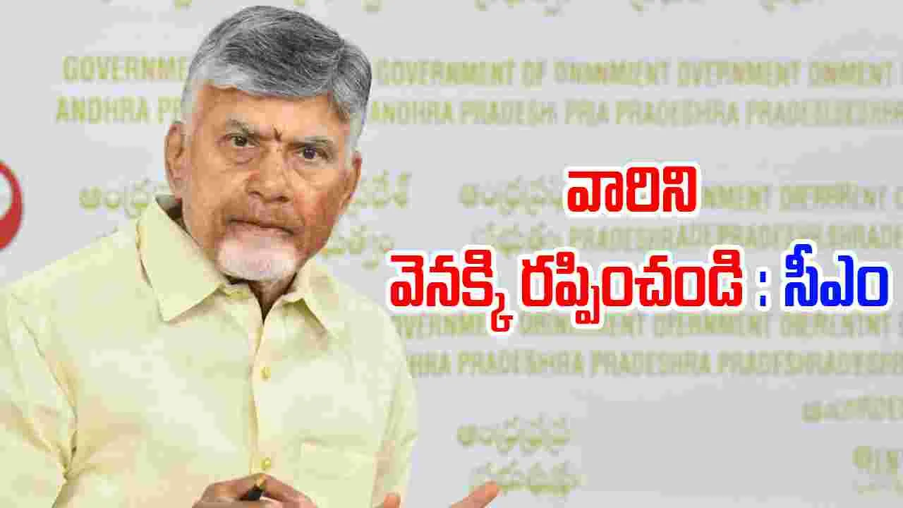 CM Chandrababu Orders: 'మొంథా' తుఫాన్‌.. సీఎం చంద్రబాబు కీలక ఆదేశాలు