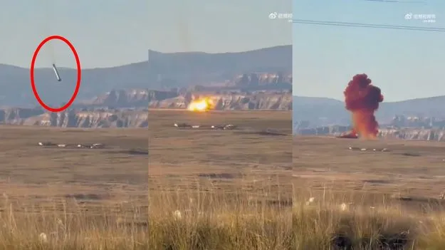 China Rocket Crash: నివాస సముదాయాలకు సమీపంలో కూలిన రాకెట్ ఇంజెన్.. చైనాలో కలకలం