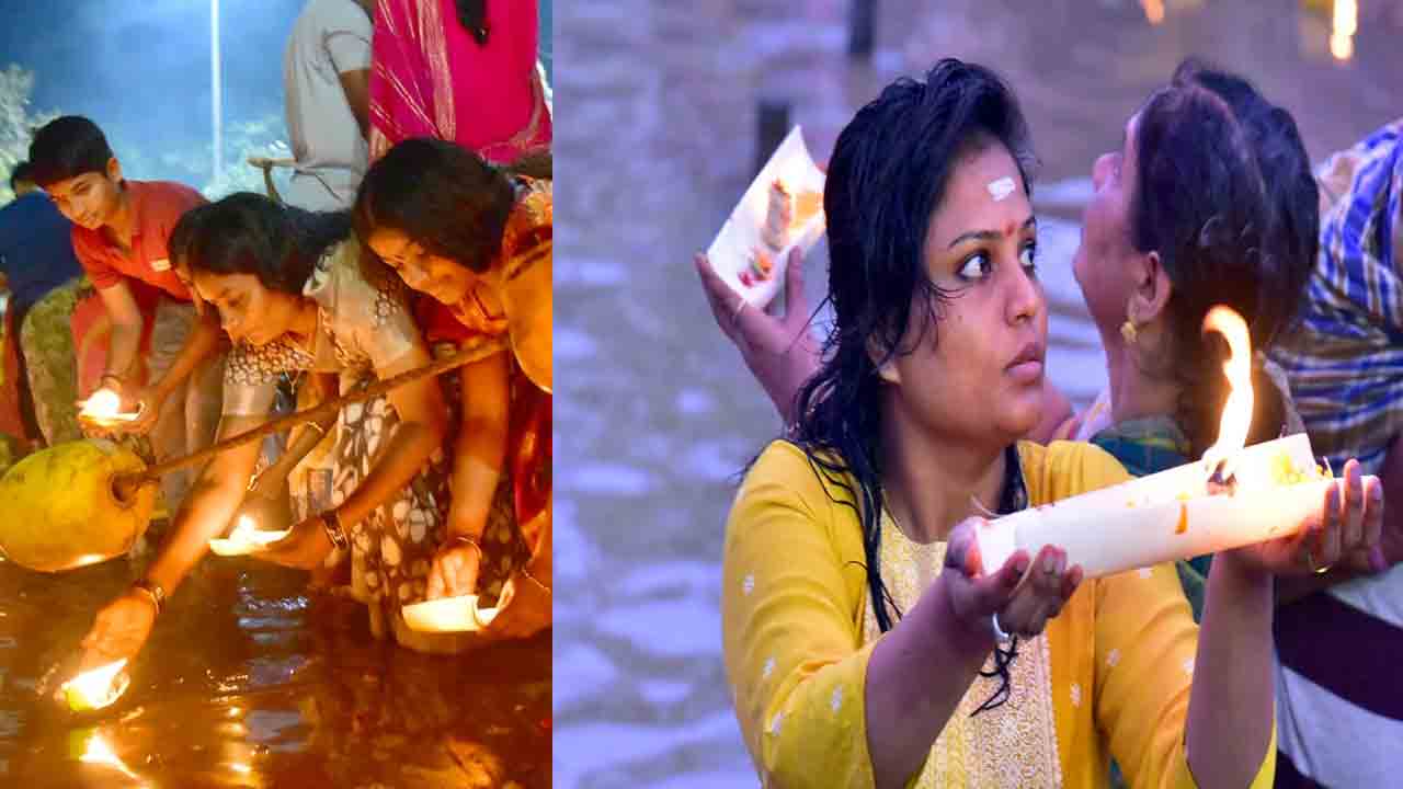 Karthika Maasam: కార్తీక రెండో సోమవారం.. పుష్కర ఘాట్‌కు పోటెత్తిన భక్తులు