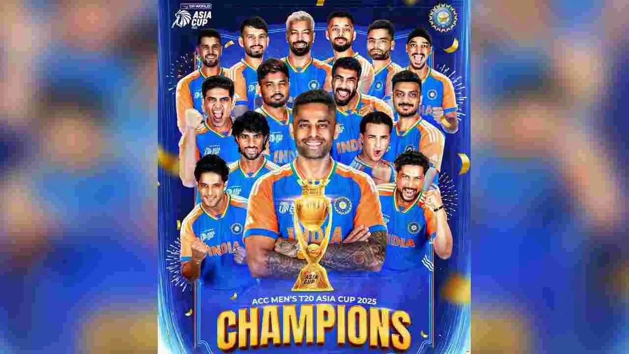 Ind Wins Asia Cup: పాక్‌తో ఉత్కంఠ పోరు.. ఆసియా కప్ భారత్ సొంతం