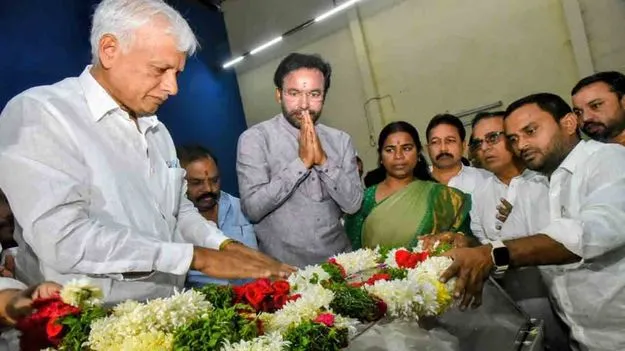 Kishan Reddy: అందెశ్రీ పాటలు లక్షలాది మందిలో స్ఫూర్తి రగిలించాయి: కిషన్‌రెడ్డి