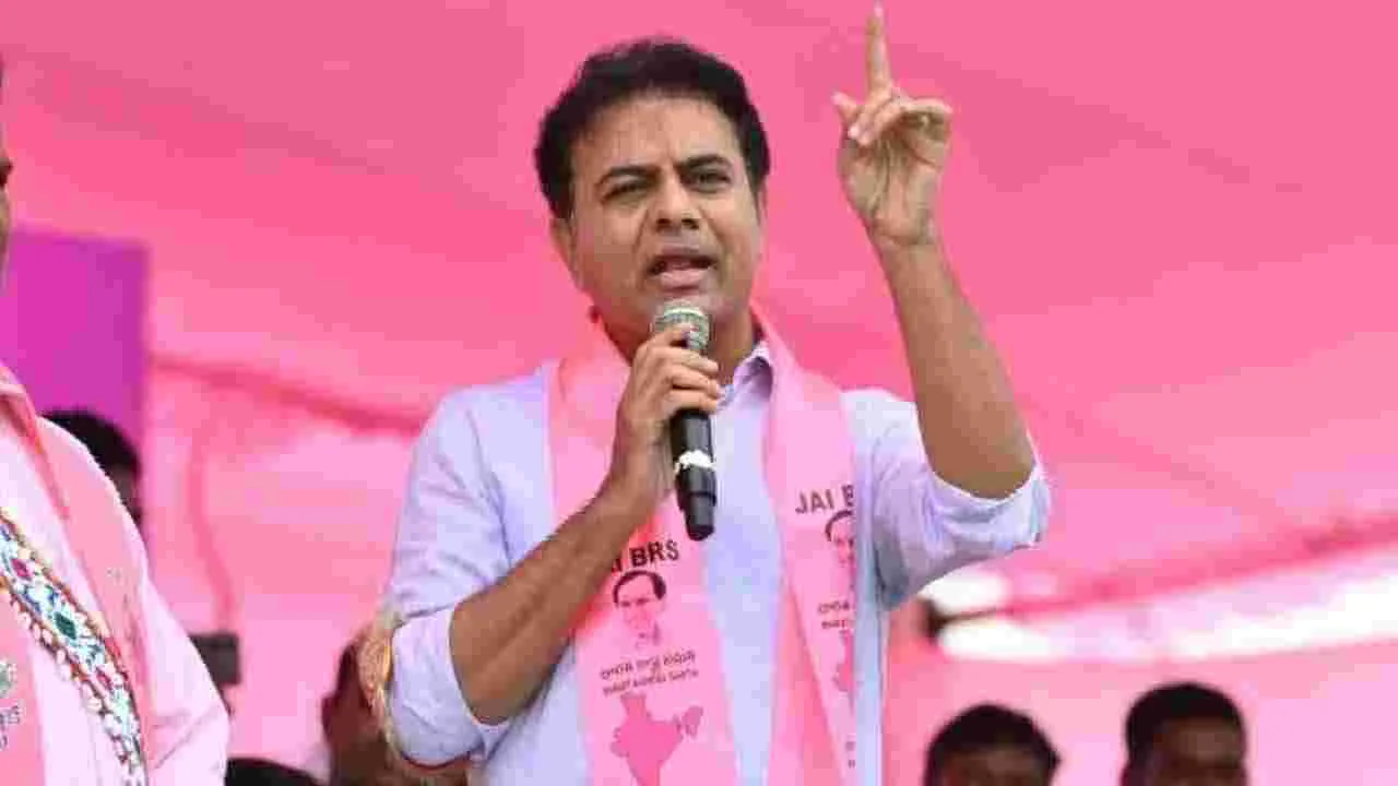 KTR FIRES CM Revanth:  రేవంత్‌కి దమ్ముంటే మంత్రుల అక్రమ నిర్మాణాలను తొలగించాలి: కేటీఆర్ 