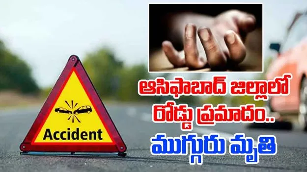 Asifabad Accident: ఘోర ప్రమాదం.. ముగ్గురి మృతి..