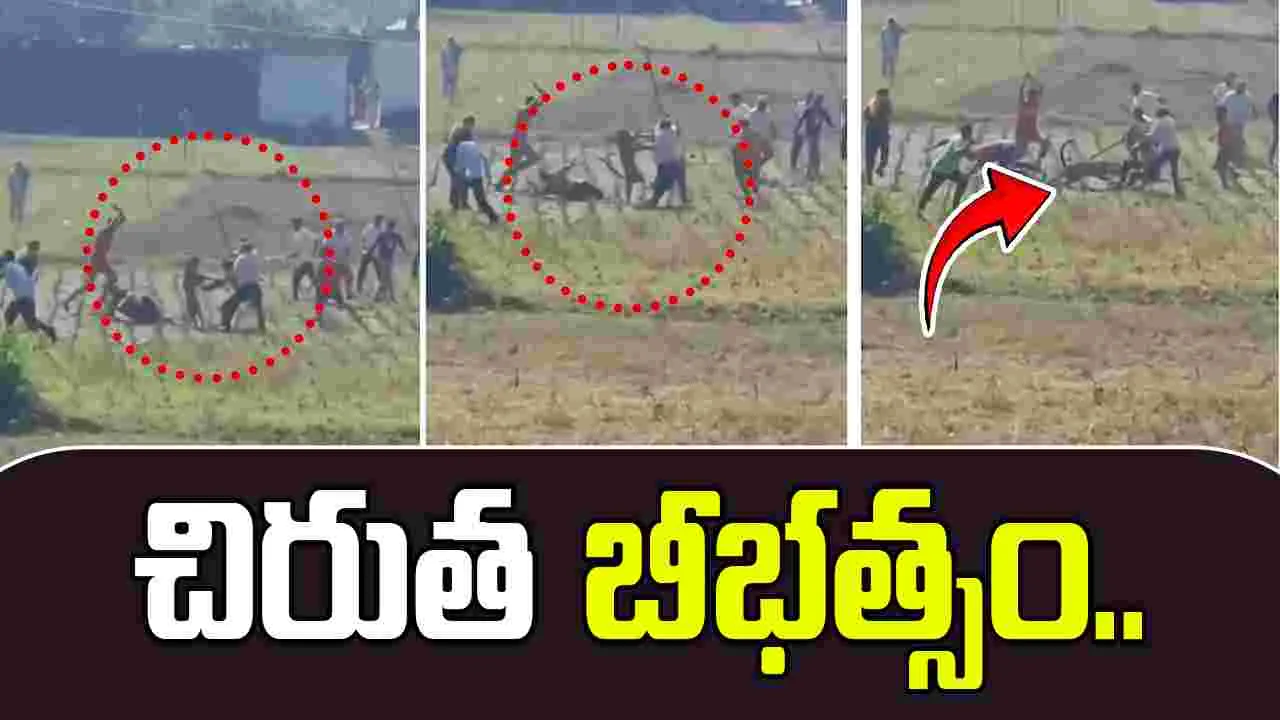 Leopard Attacks Villagers: గ్రామస్తులపై దాడి చేసిన చిరుత.. అందరూ ధైర్యంగా ఎదురించి.. 