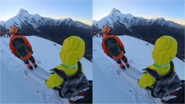 Hiker Falls from Mountain: సెల్ఫీ మోజు.. పర్వత శిఖరంపై ప్రాణం కోల్పోయిన హైకర్