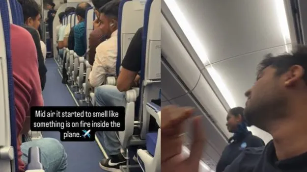 IndiGo Mid Air Scare: ఇండిగో కొత్త విమానంలో కాలిన వాసన.. ప్రయాణికుల్లో కలకలం