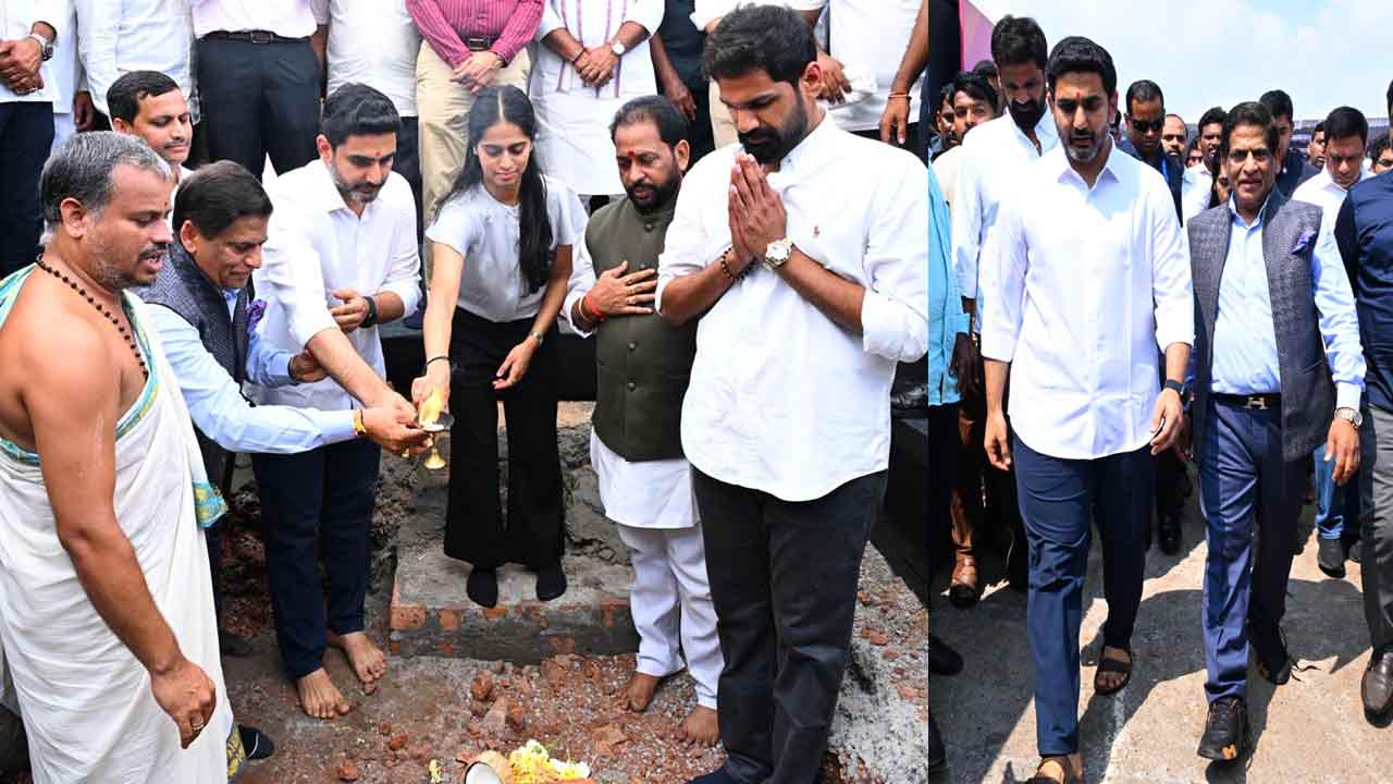 Nara Lokesh In Visakhapatnam: విశాఖలో తొలి ఏఐ ఎడ్జ్ డేటా సెంటర్‌కు లోకేశ్ శంకుస్థాపన