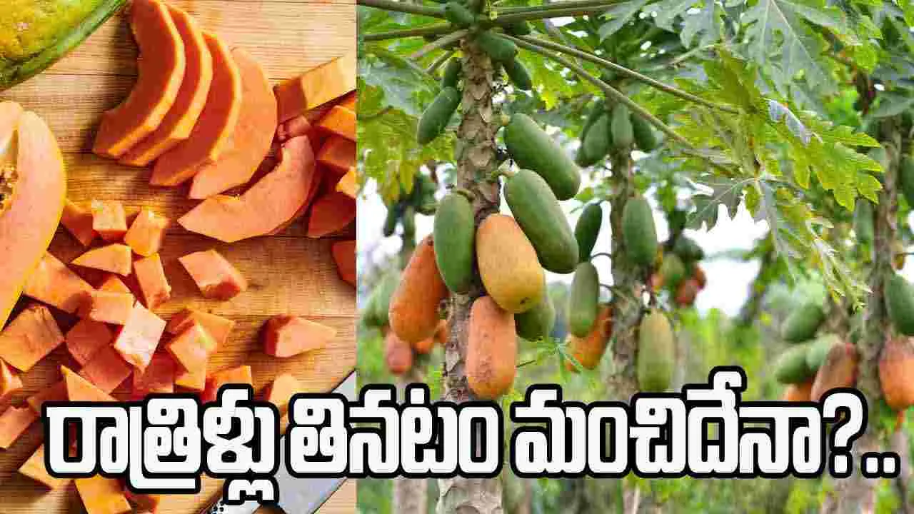 Eating Papaya At Night: రాత్రి పూట బొప్పాయి పండు తింటే లాభమా?.. నష్టమా?..