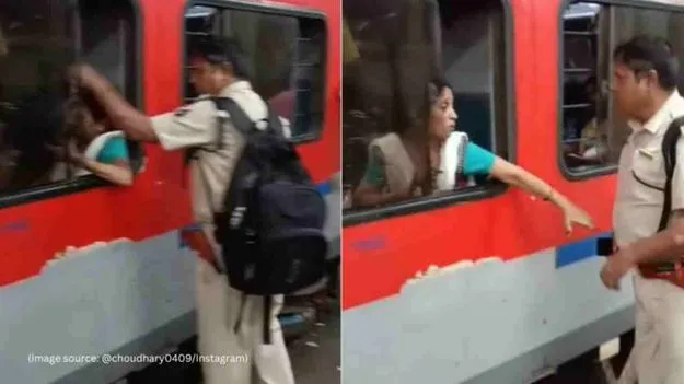 Phone Snatching: రైల్లో కిటికీ పక్కన మహిళ.. ప్లాట్‌ఫాంపై పోలీసు సడెన్‌గా ఆమె ఫోన్ లాక్కోవడంతో.. 