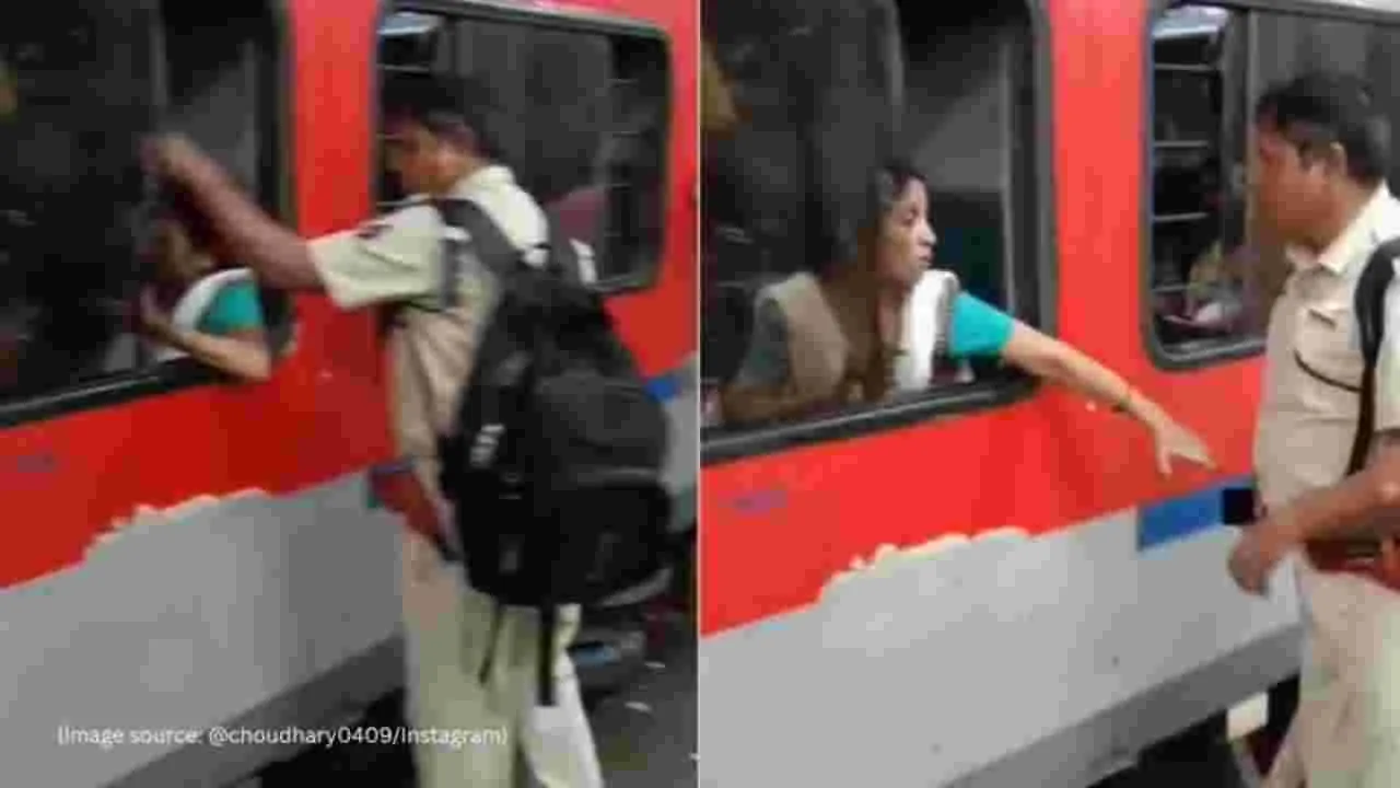 Phone Snatching: రైల్లో కిటికీ పక్కన మహిళ.. ప్లాట్‌ఫాంపై పోలీసు సడెన్‌గా ఆమె ఫోన్ లాక్కోవడంతో.. 