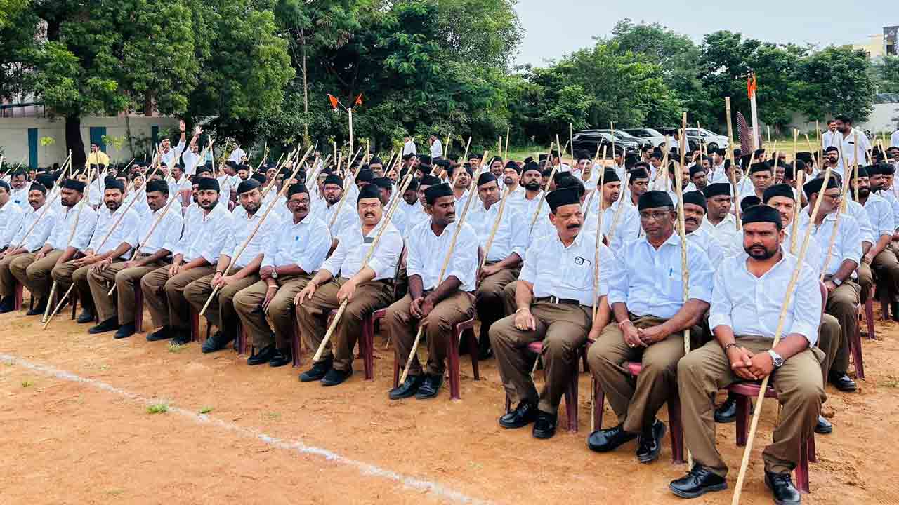 MP Raghunandan Rao: సిద్ధిపేటలో ఆర్ఎస్ఎస్ పదసంచలన్.. పాల్గొన్న ఎంపీ రఘునందన్ రావు