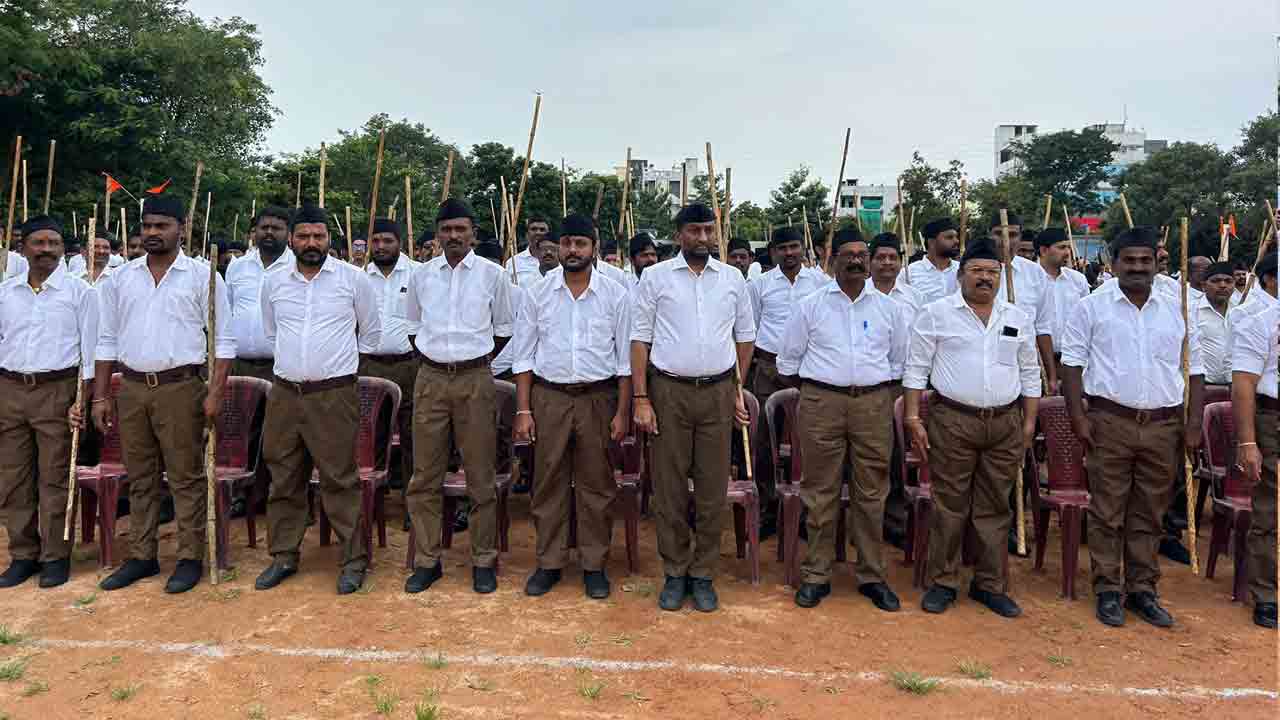 MP Raghunandan Rao: సిద్ధిపేటలో ఆర్ఎస్ఎస్ పదసంచలన్.. పాల్గొన్న ఎంపీ రఘునందన్ రావు