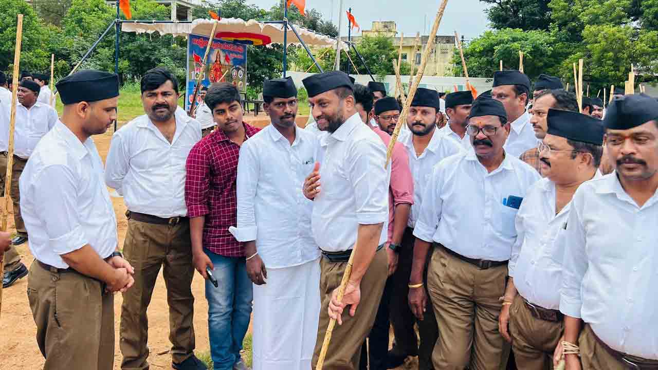 MP Raghunandan Rao: సిద్ధిపేటలో ఆర్ఎస్ఎస్ పదసంచలన్.. పాల్గొన్న ఎంపీ రఘునందన్ రావు