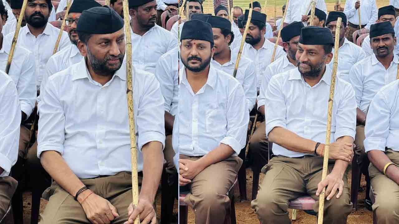 MP Raghunandan Rao: సిద్ధిపేటలో ఆర్ఎస్ఎస్ పదసంచలన్.. పాల్గొన్న ఎంపీ రఘునందన్ రావు