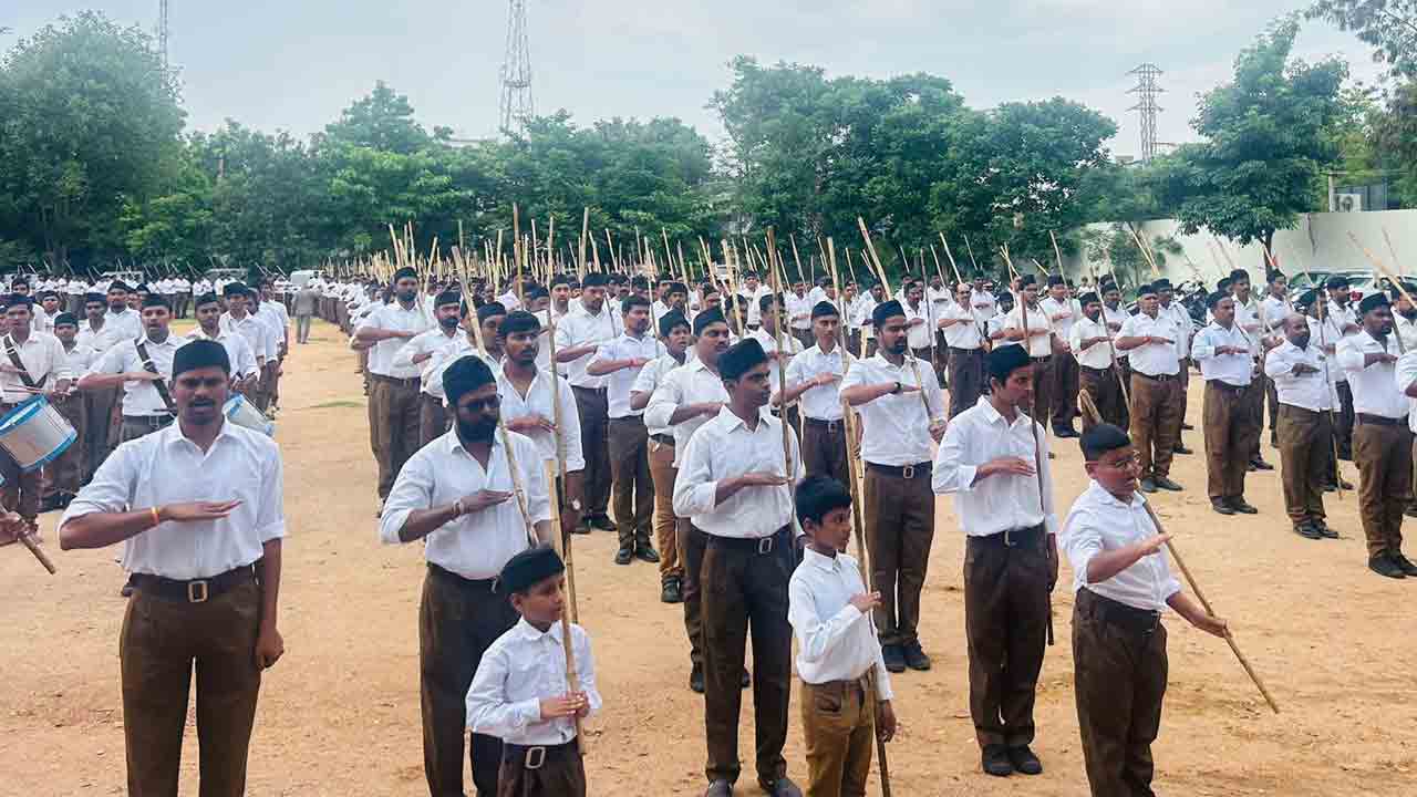 MP Raghunandan Rao: సిద్ధిపేటలో ఆర్ఎస్ఎస్ పదసంచలన్.. పాల్గొన్న ఎంపీ రఘునందన్ రావు