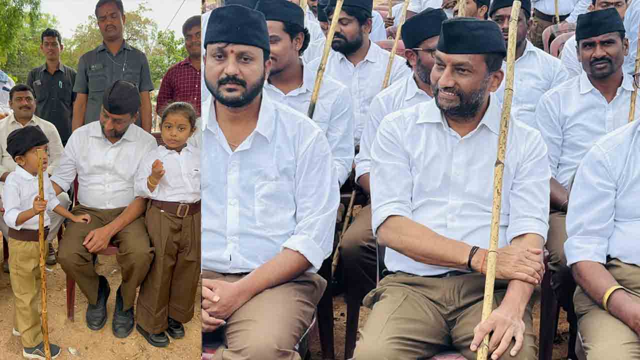 MP Raghunandan Rao: సిద్ధిపేటలో ఆర్ఎస్ఎస్ పదసంచలన్.. పాల్గొన్న ఎంపీ రఘునందన్ రావు