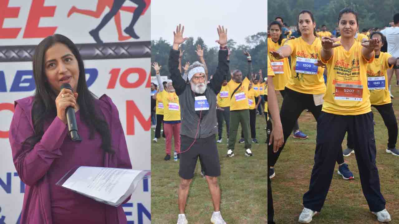 Gachibowli Marathon: గచ్చిబౌలి స్టేడియంలో మారథాన్.. ఉత్సాహంగా పాల్గొన్న యువత