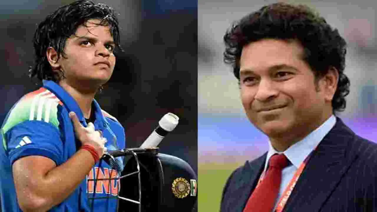 Shefali Verma Sachin Tendulkar: ఫైనల్‌కు ముందు సచిన్‌తో చాట్‌: షెఫాలీ వర్మ