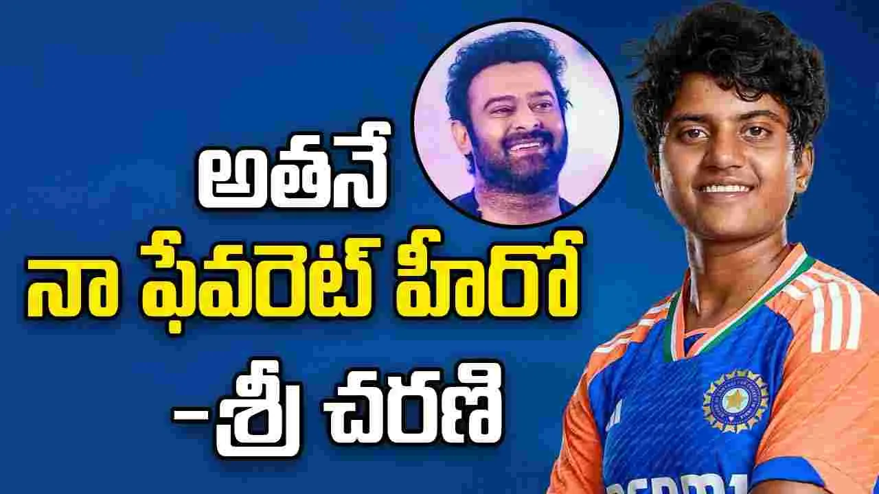 Andhra cricketer Sricharani: నా ఫేవరేట్ టాలీవుడ్ హీరో అతనే: శ్రీ చరణి