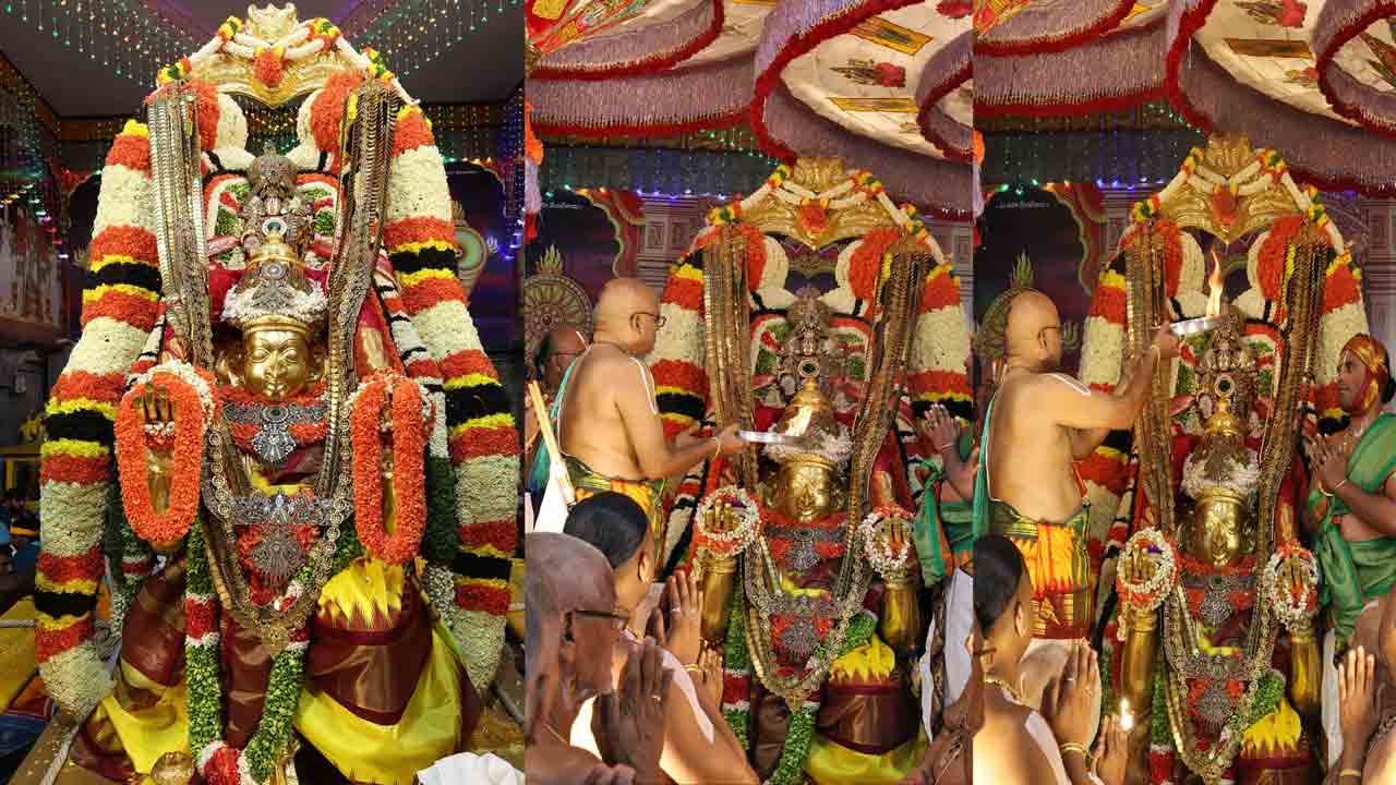 Garuda Seva In Tirumala Brahmotsavam: గరుడ వాహనంపై బ్రహ్మాండ నాయకుడు.. మురిసిపోయిన భక్త జనం