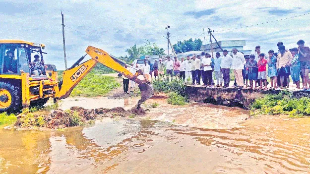 సింగరాయకొండలో వర్ష బీభత్సం
