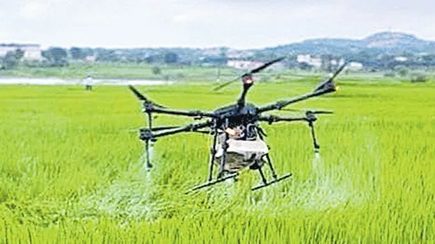 Farming Technology: కిసాన్‌ డ్రోన్‌.. సాగు ఖర్చు డౌన్‌