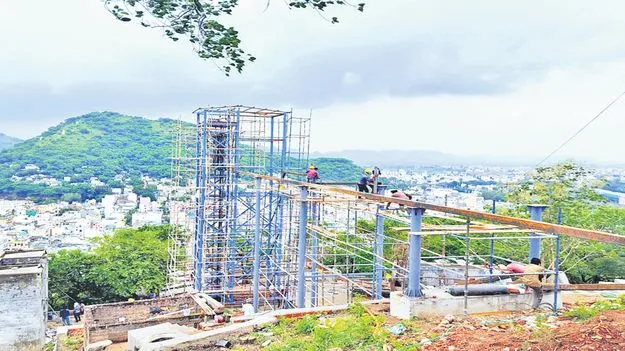 Vijayawada Tourism: గాంధీ కొండకు లిఫ్ట్‌