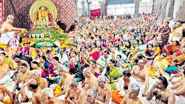 Bhadrachalam: భద్రాద్రి రామయ్య సేవలో 225 జంటలు 