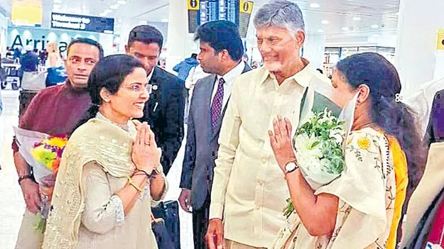 London Visit: లండన్‌ చేరుకున్న సీఎం చంద్రబాబు
