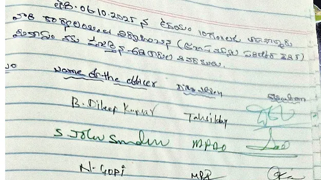 ‘మీకోసం’.. అధికారుల మోసం...!