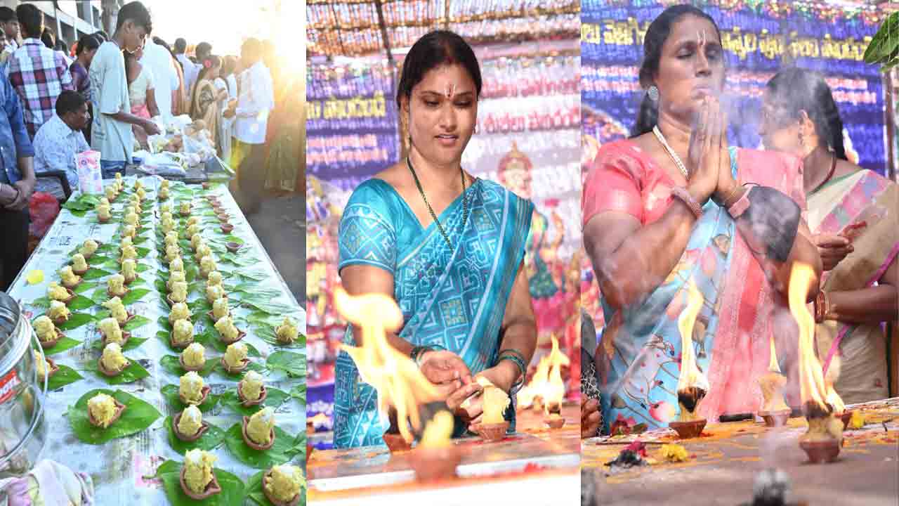 Yadagirigutta Temple: యాదగిరిగుట్టలో గిరి ప్రదక్షణ.. భారీగా పాల్గొన్న భక్తులు