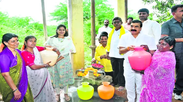 నీటి సమస్యను శాశ్వతంగా పరిష్కరిస్తాం