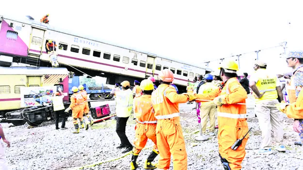 రైలు ప్రమాదంపై మాక్‌ డ్రిల్‌