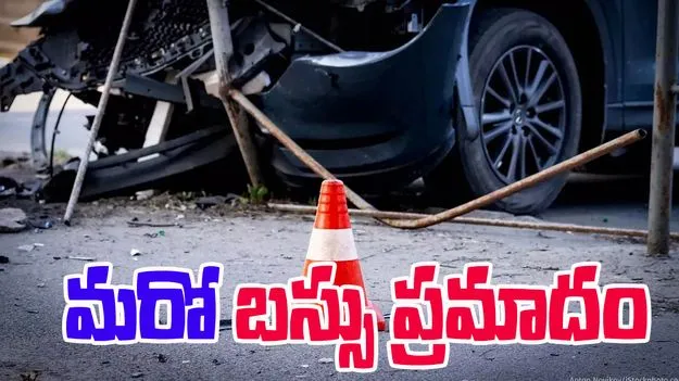Road Accident in AP: నెల్లూరు జిల్లాలో మరో బస్సు ప్రమాదం