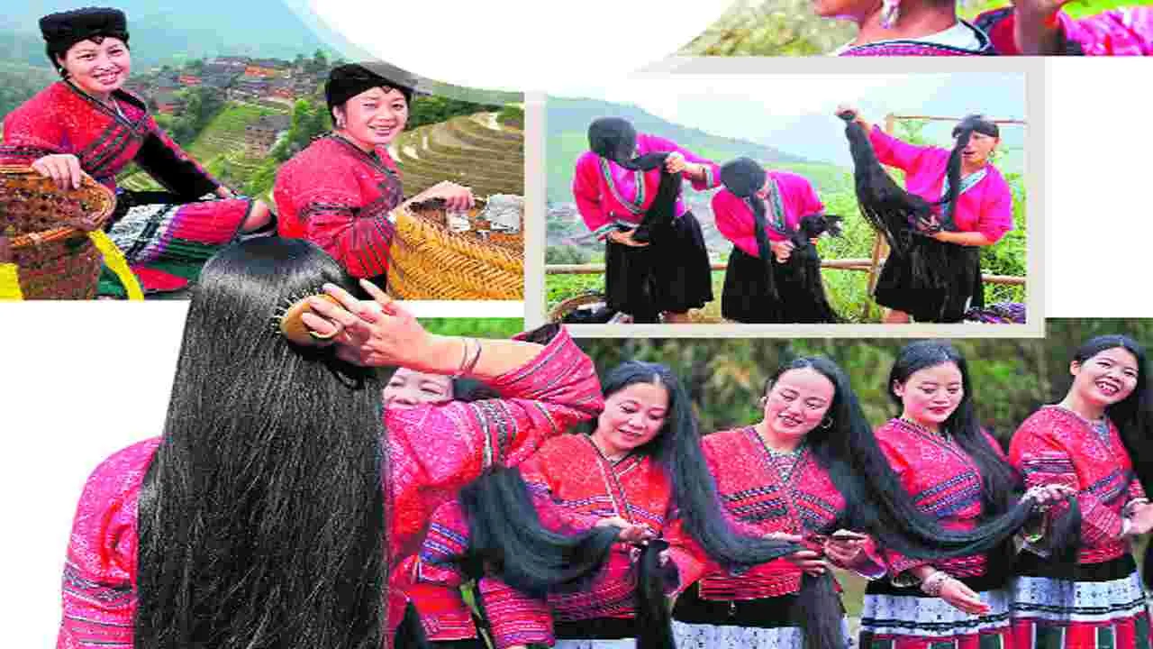 కురుల సిరులు... ఆ పొడవాటి జడ చూసి..