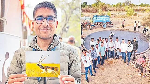 ఆయన.. మూగజీవుల దాహం తీరుస్తున్నాడు.. 