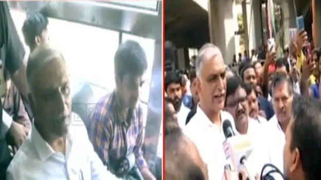 BRS Leaders House Arrest: చలో బస్ భవన్..  కేటీఆర్, హరీశ్ రావు హౌస్ అరెస్ట్ 