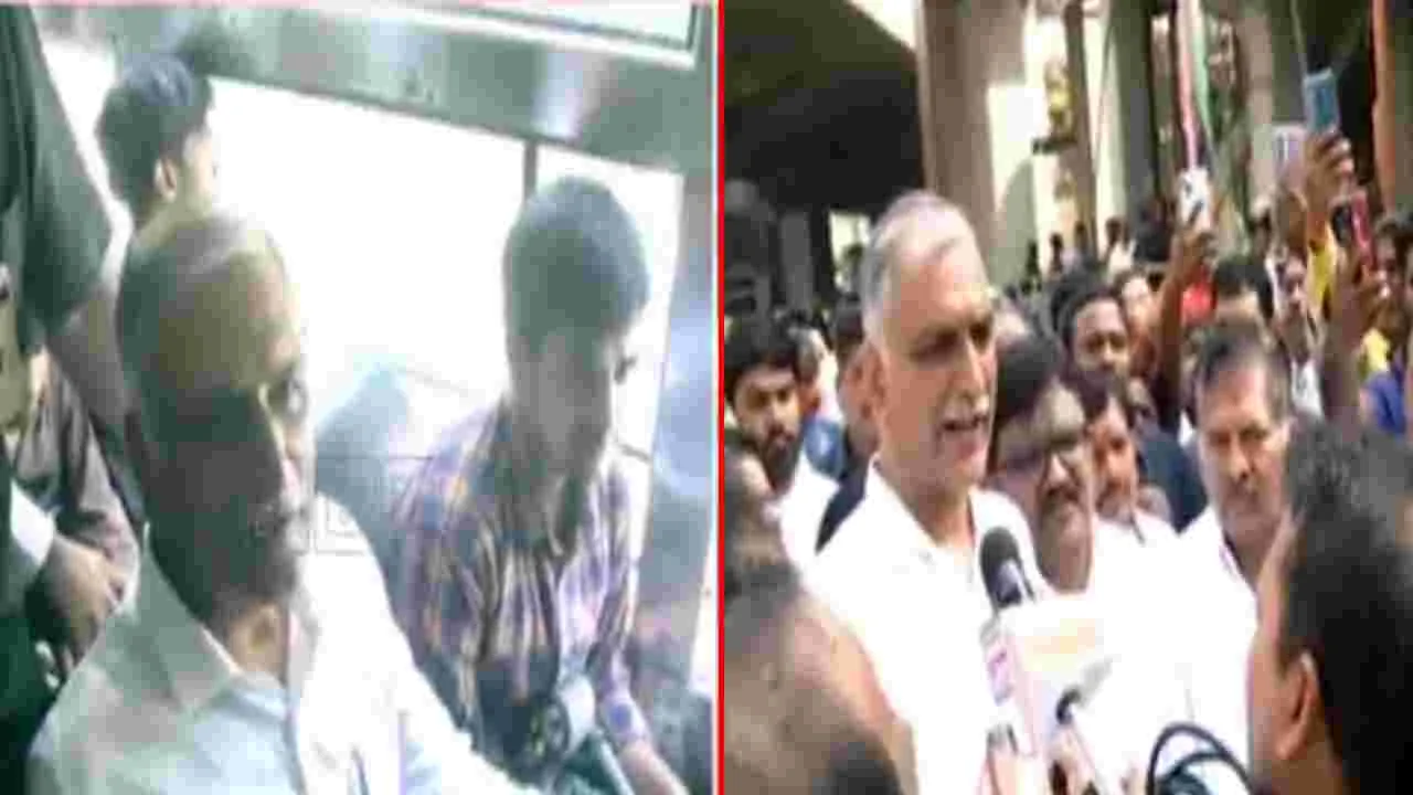 BRS Leaders House Arrest: చలో బస్ భవన్..  కేటీఆర్, హరీశ్ రావు హౌస్ అరెస్ట్ 