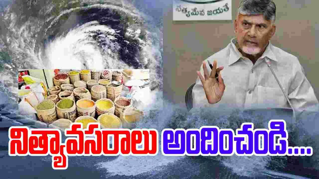 CM Chandrababu Orders: సరుకులు అందించండి.. నిర్వాసితులను ఆదుకోండి.. టెలీకాన్ఫరెన్స్‌లో సీఎం